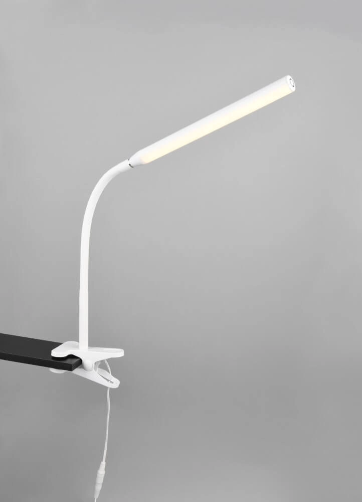 Clamp desk lamp Nevada Flexible - White