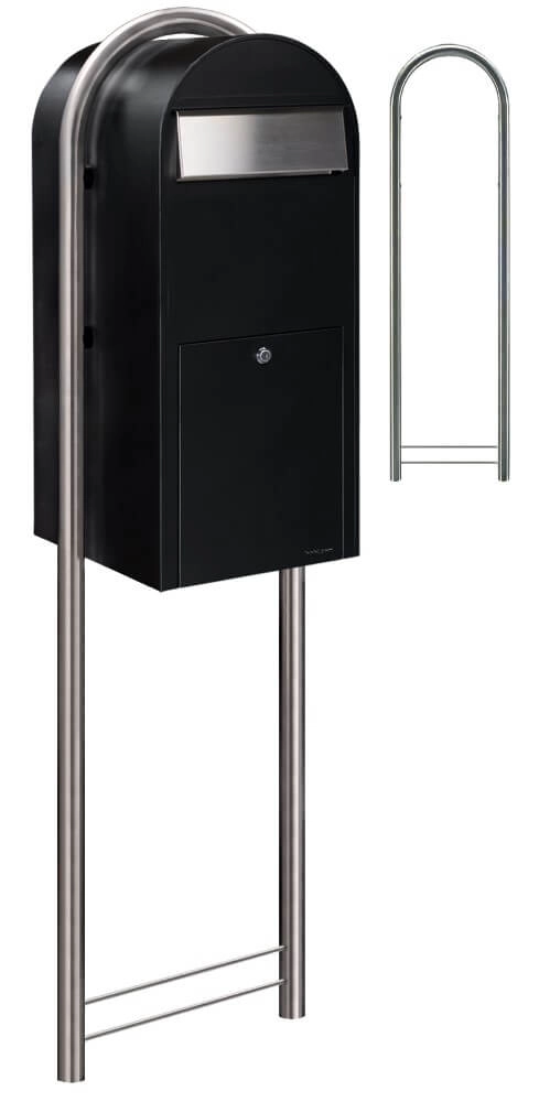 Mailbox Jumbo st9005 i Structure black Bobi 6417237026293