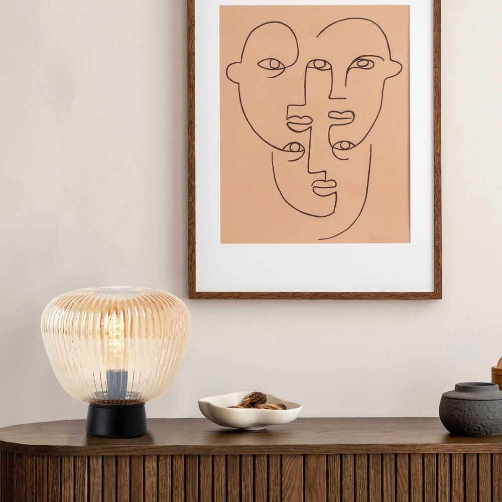 Table lamp Kaizen Ø 25cm Brilliant 4004353430053