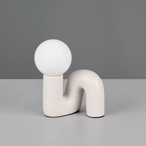 Table lamp Quinn grey Trio 4017807682250