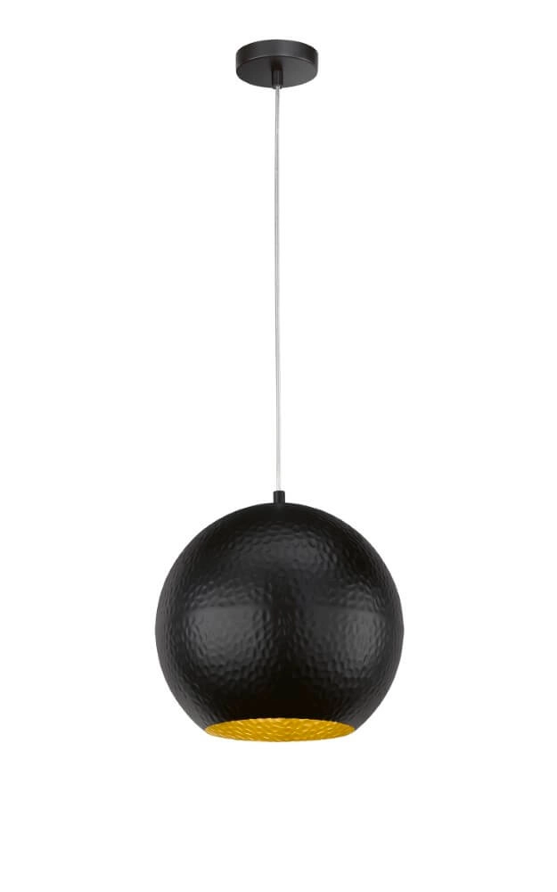 Sphere hanging lamp Mylon Ø 30cm black
