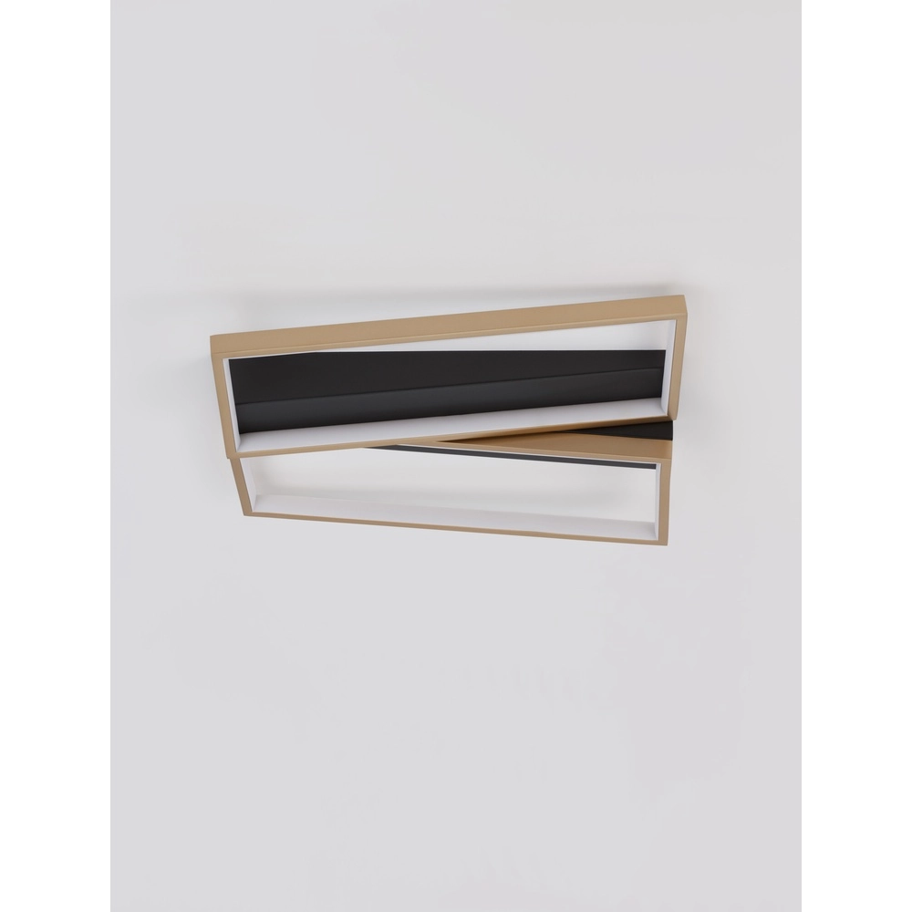 Design ceiling lamp Elize black with gold Lyora 5212017433145