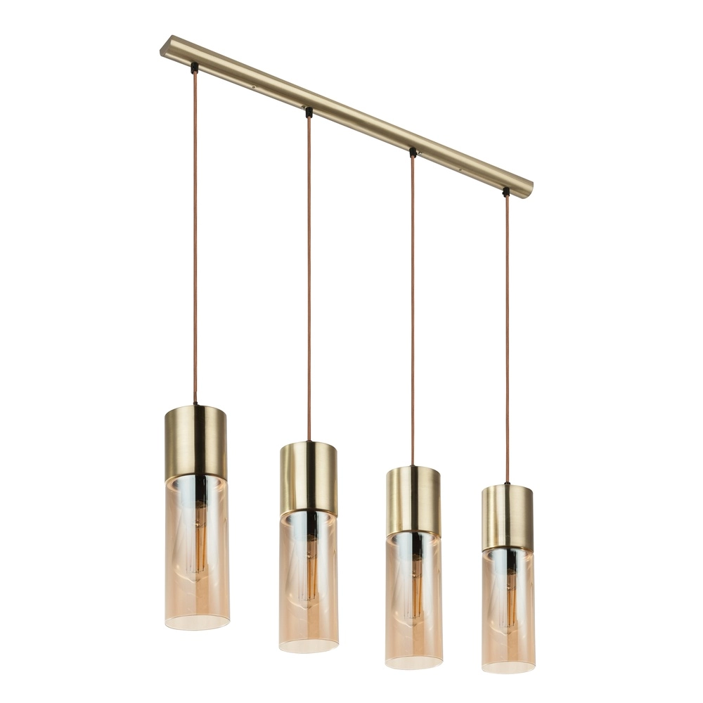 4-light pendant lamp Annika Gold design Globo 9007371370214