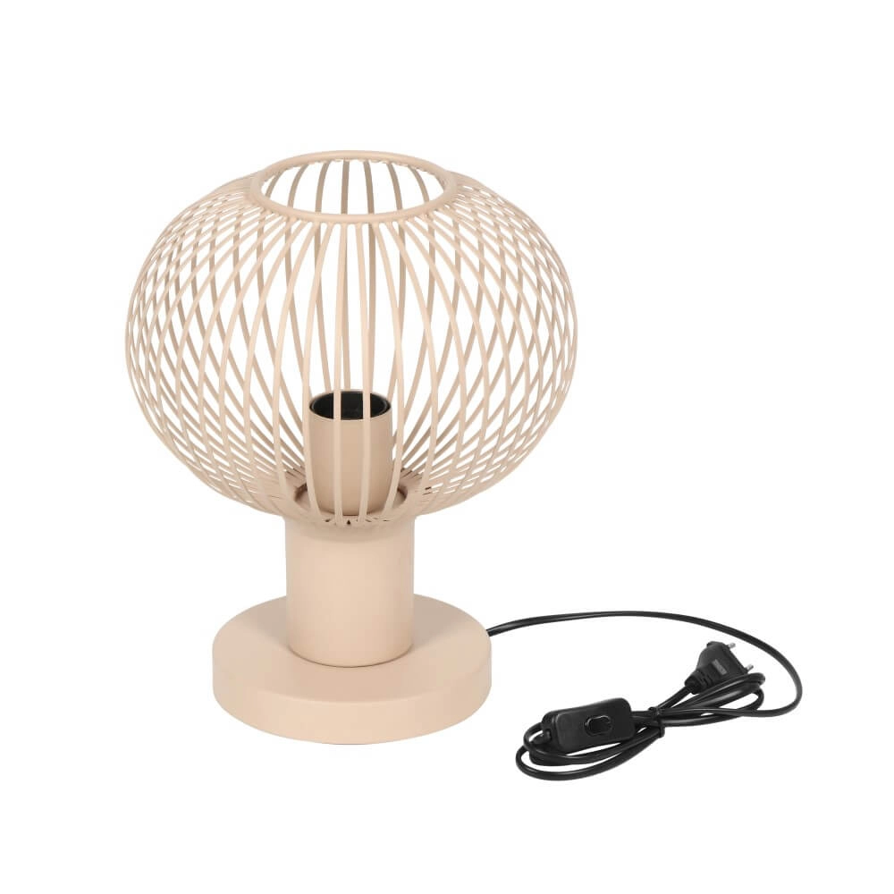 Wire table lamp Gila Ø 23cm - sand Trio 4017807629088