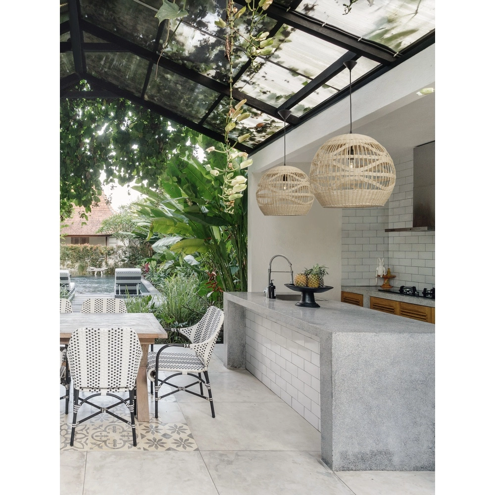 Rattan pendant lamp Marlo Ø 48.5cm ball Lyora 5212017438812