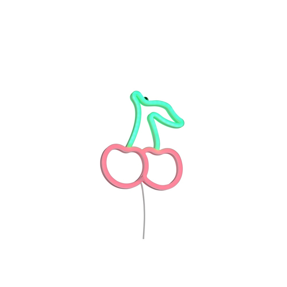 Neon wall lamp Cerise green red