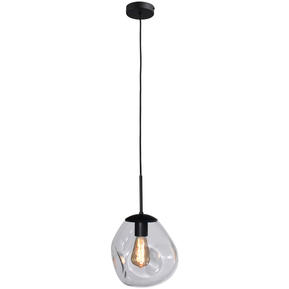 Hanging lamp Lava 1x clear glass Ø 24cm Masterlight 8718121279947