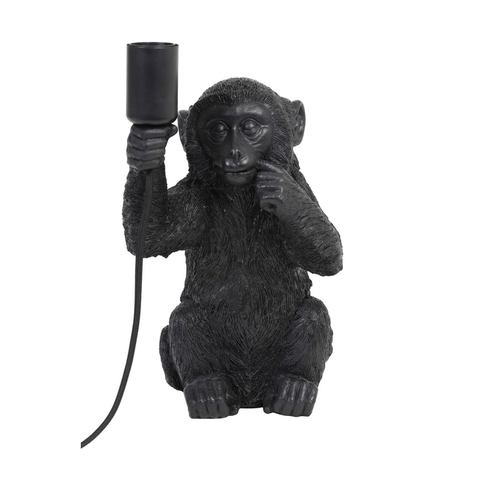Table lamp monkey Monkey Black