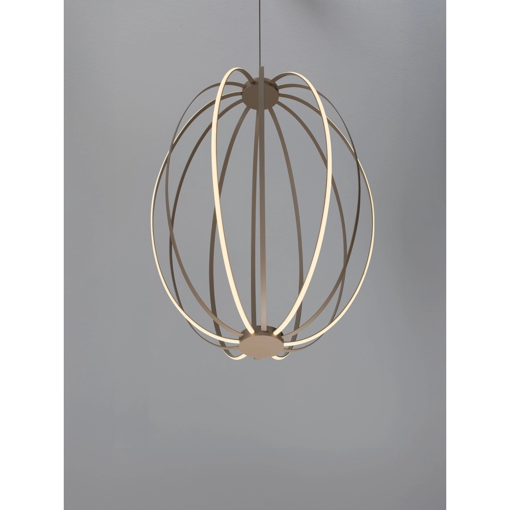 Pendant lamp Brea beige Ø 40cm Lyora 5212017494399