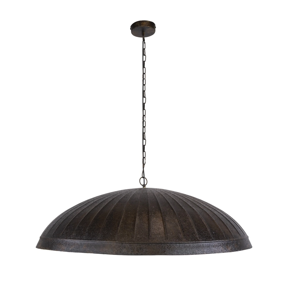 Industrial office lamp Guard Ø 90cm - smoked brown Lyora 8716803511514
