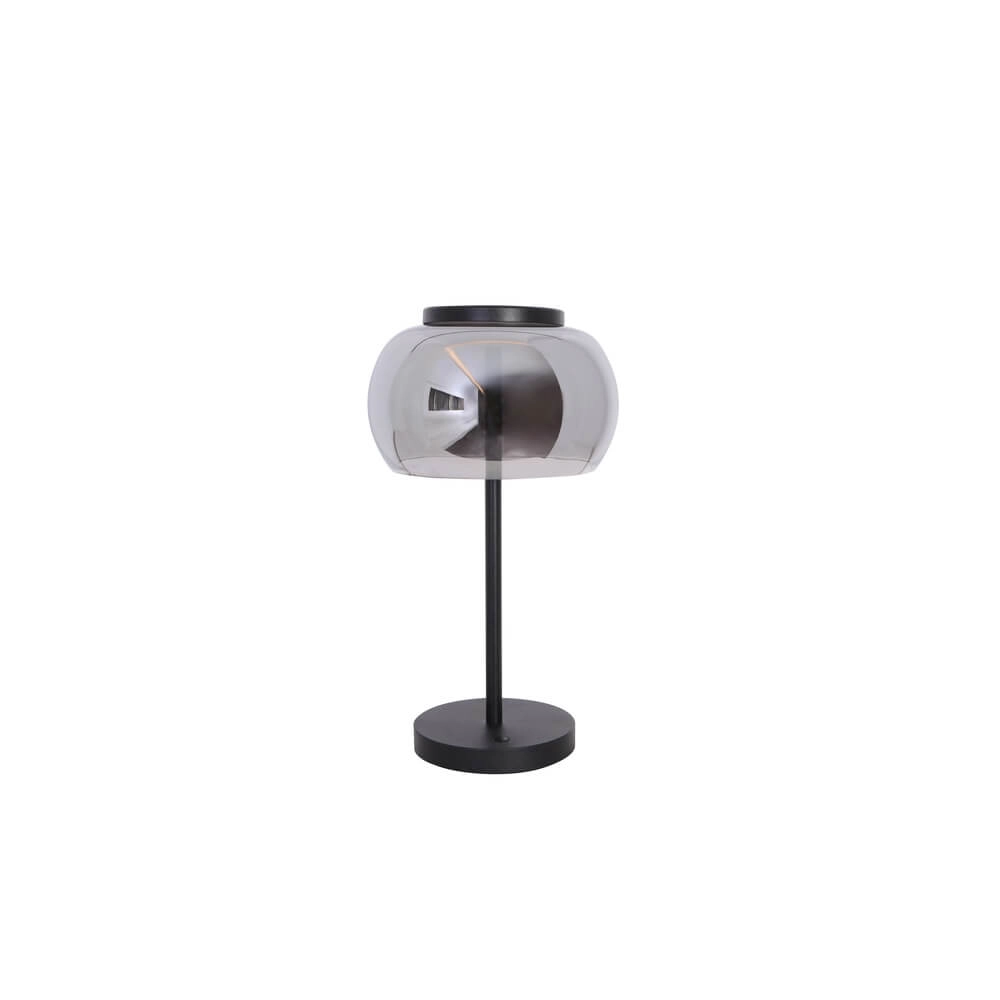 Design table lamp Bounto with smoke glass Lyora 4255805301173
