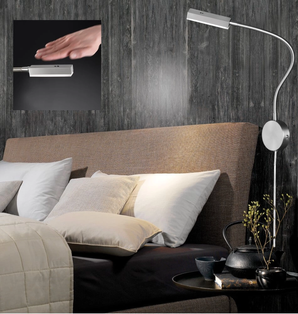 Bedside reading lamp Raik with wall mounting Fischer & Honsel 4001133306034