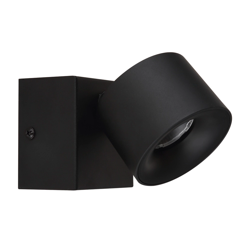 Sleek wall lamp Rae Black Globo 9007371456635