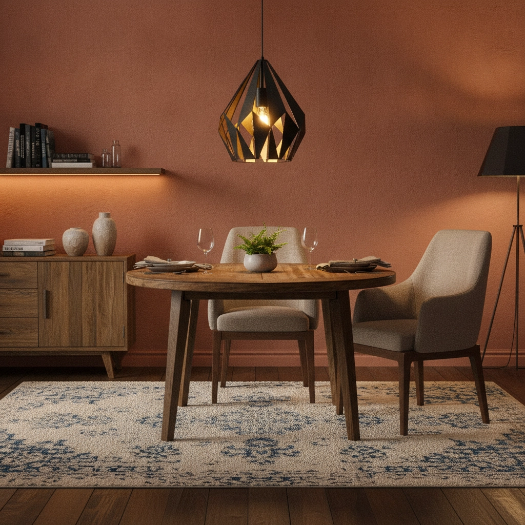 Pendant lamp Carlton 1 31cm black with gold