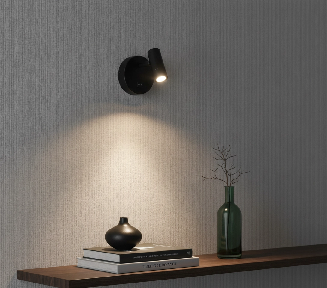 Led wall lamp Simply black