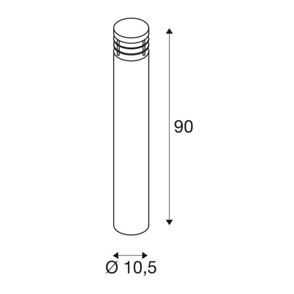 Outdoor lamp Vap Slim 90 SLV 4024163124614