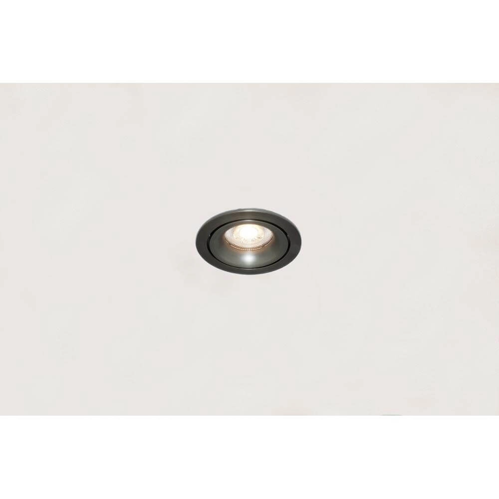 Round recessed spotlight Alice Light bronze