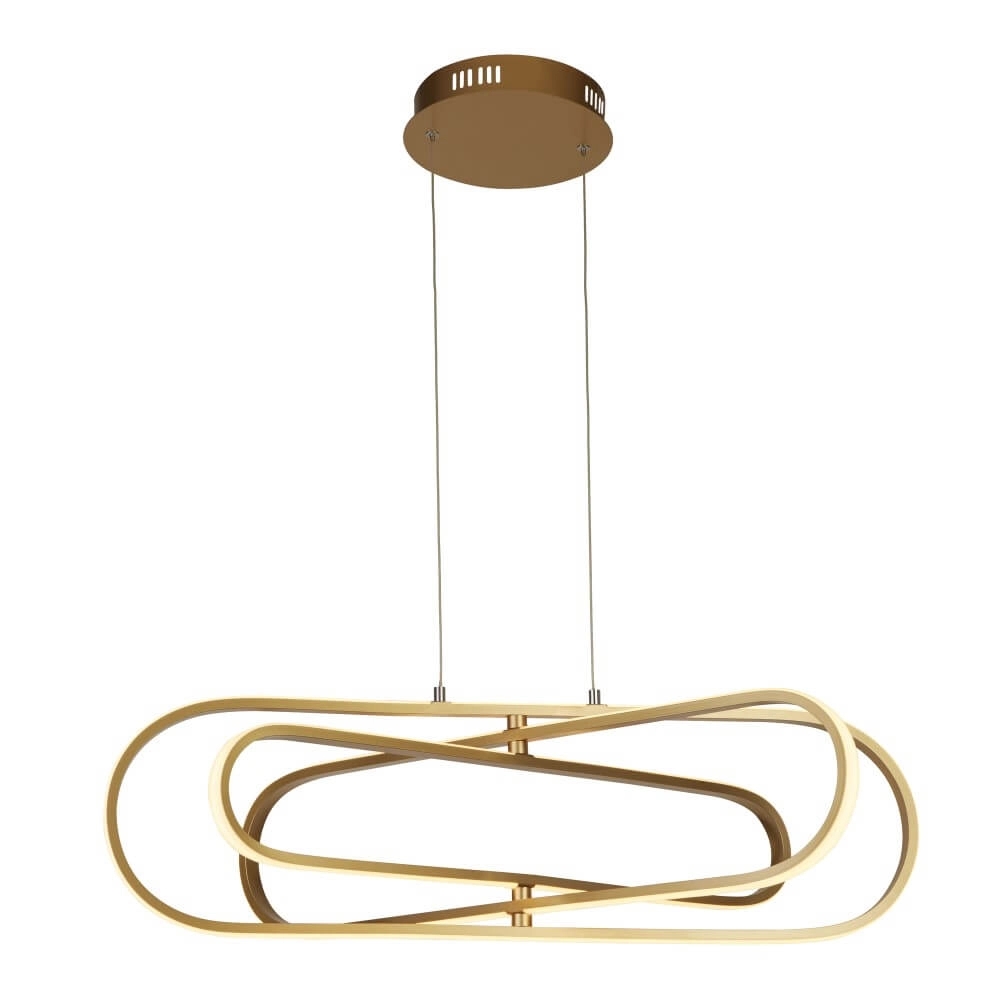 Sleek gold pendant lamp Clip