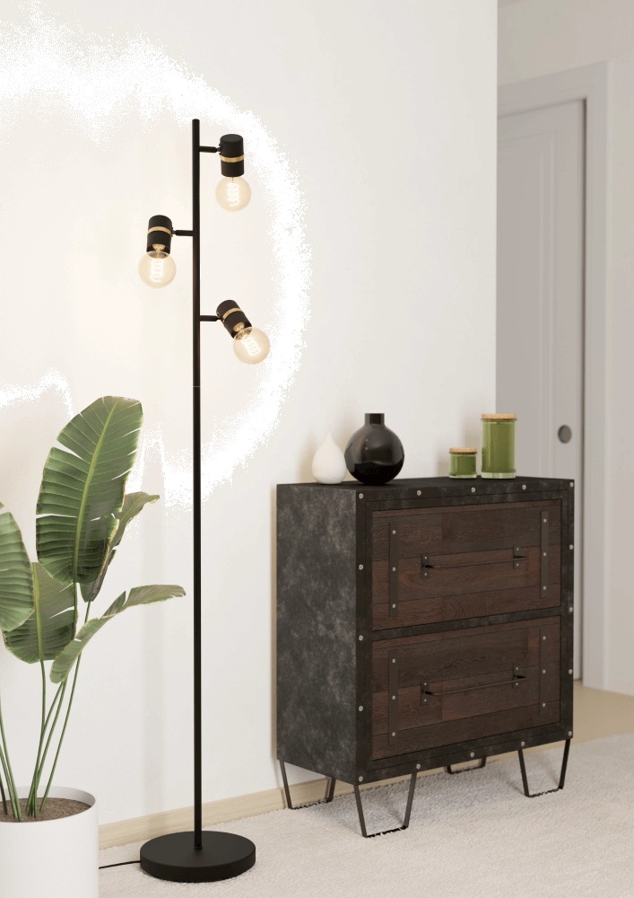 Chic standing lamp Lurone Eglo 9008606241156