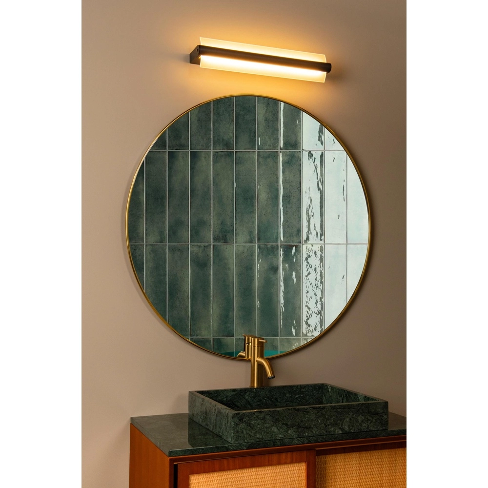 Wall lamp Wanda 45cm black Lucide 5411212040589