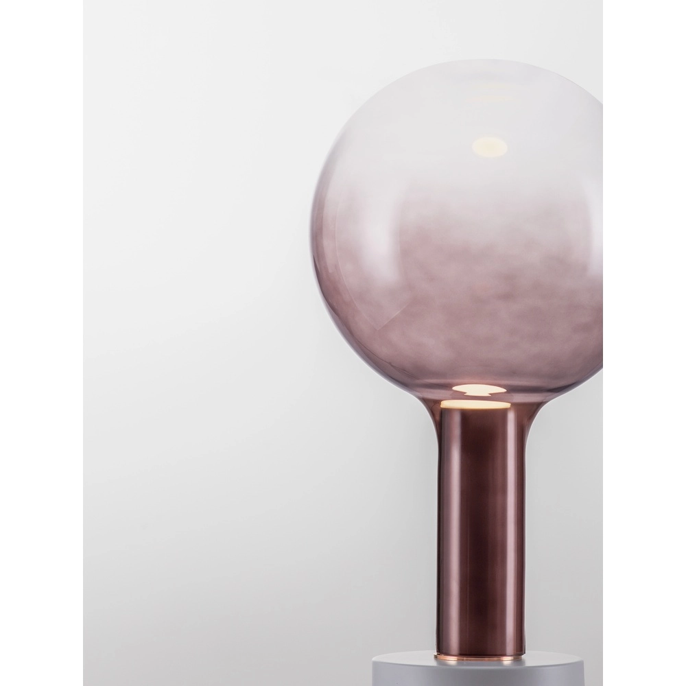Table lamp Nostos brown glass Lyora 5212017461179