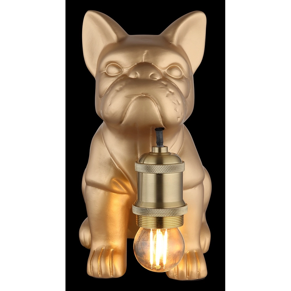 Table lamp Dogo dog gold Globo 9007371566327