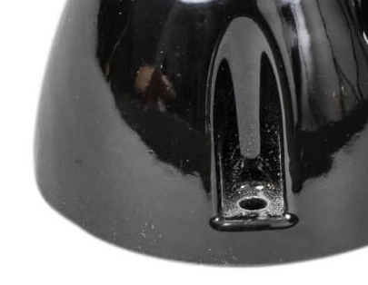 Porcelain wall lamp Vintage Wall black ETH 8719075185056