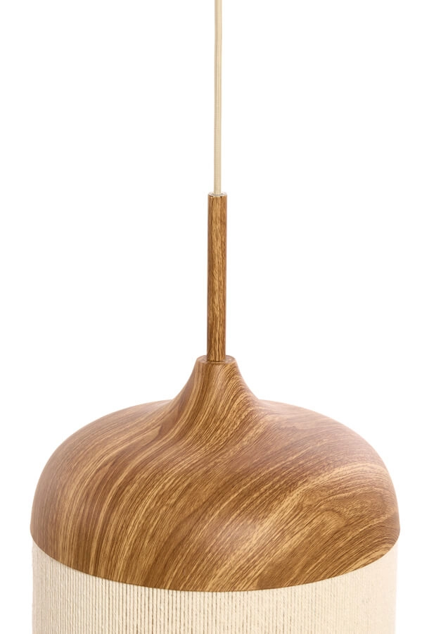 Pendant lamp Dania light wood print Ø 22cm Light & Living 8717807743352