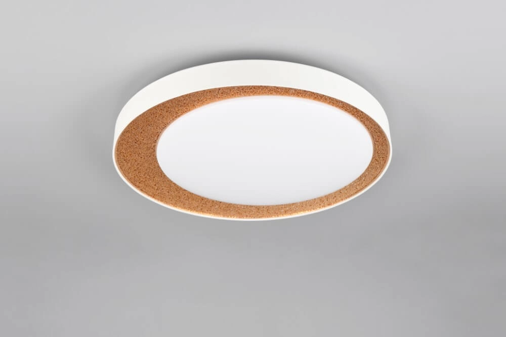 Beautiful LED ceiling light Aleta Ø 45cm - gold Trio 4017807616750
