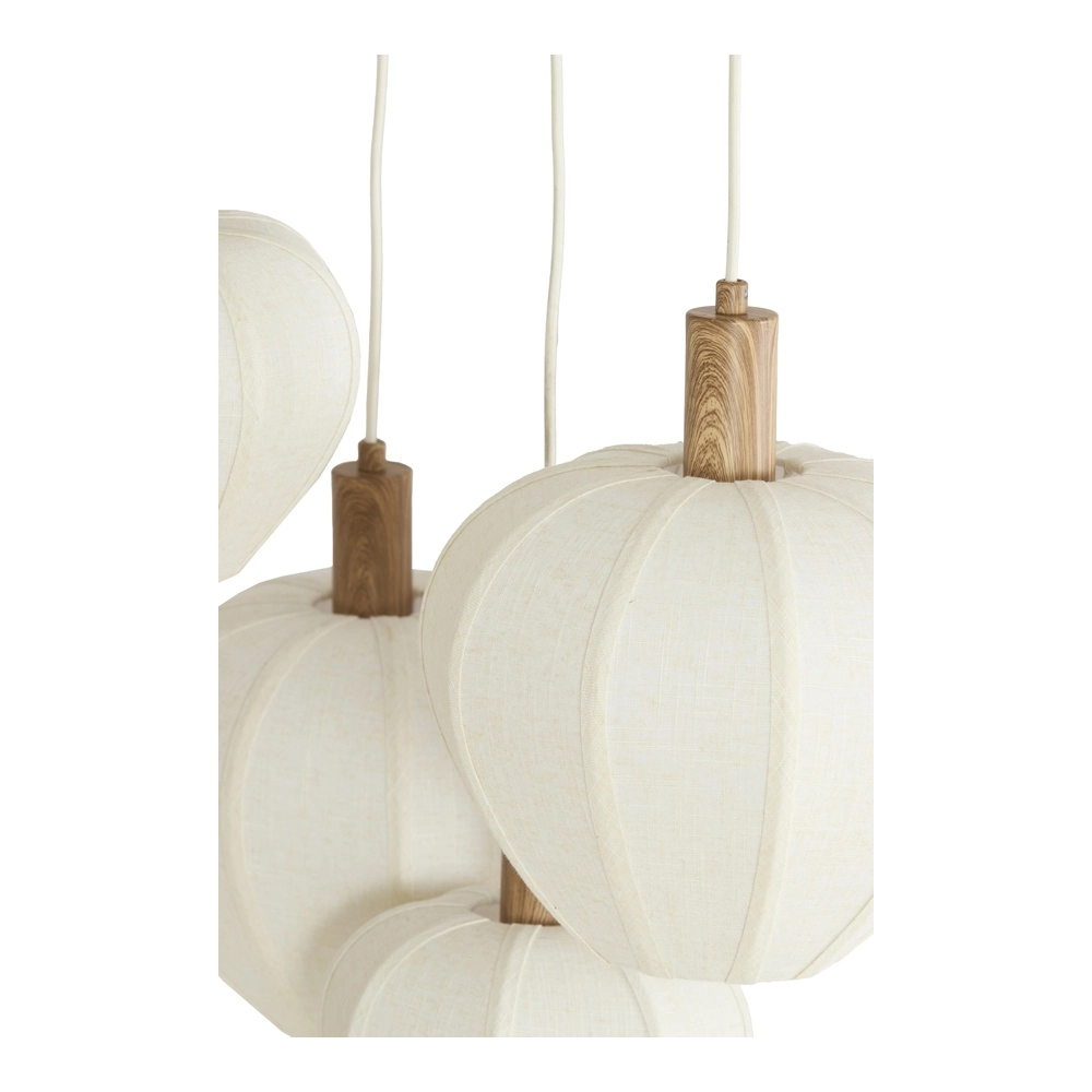 Japandi pendant lamp Huxi 5-light light Light & Living 8717807843441