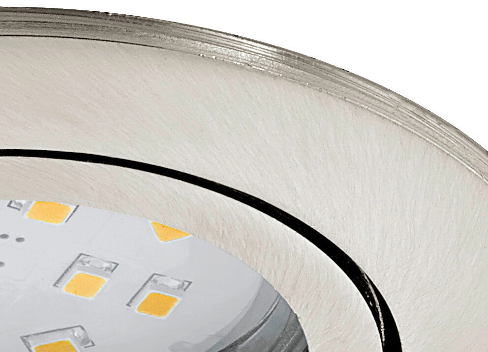 Recessed spotlight Tedo 8cm nickel matt Eglo 9002759316884
