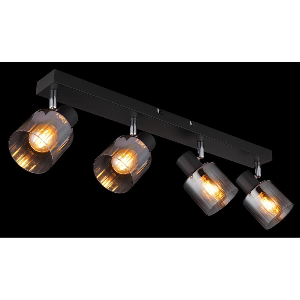 Ceiling lamp Jack 4-light black Globo 9007371519835