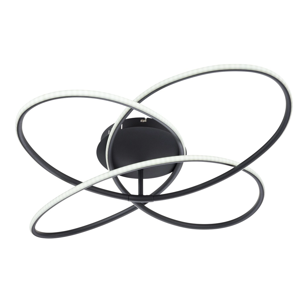 Design ceiling lamp Panda black Ø 80cm Globo 9007371409433