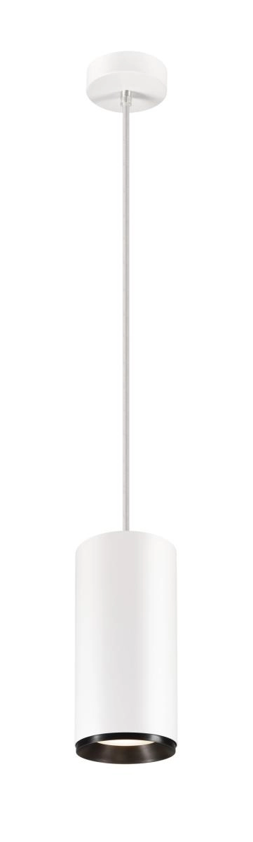Pendant lamp Numinos XL Dali white/black 4000K - 60deg