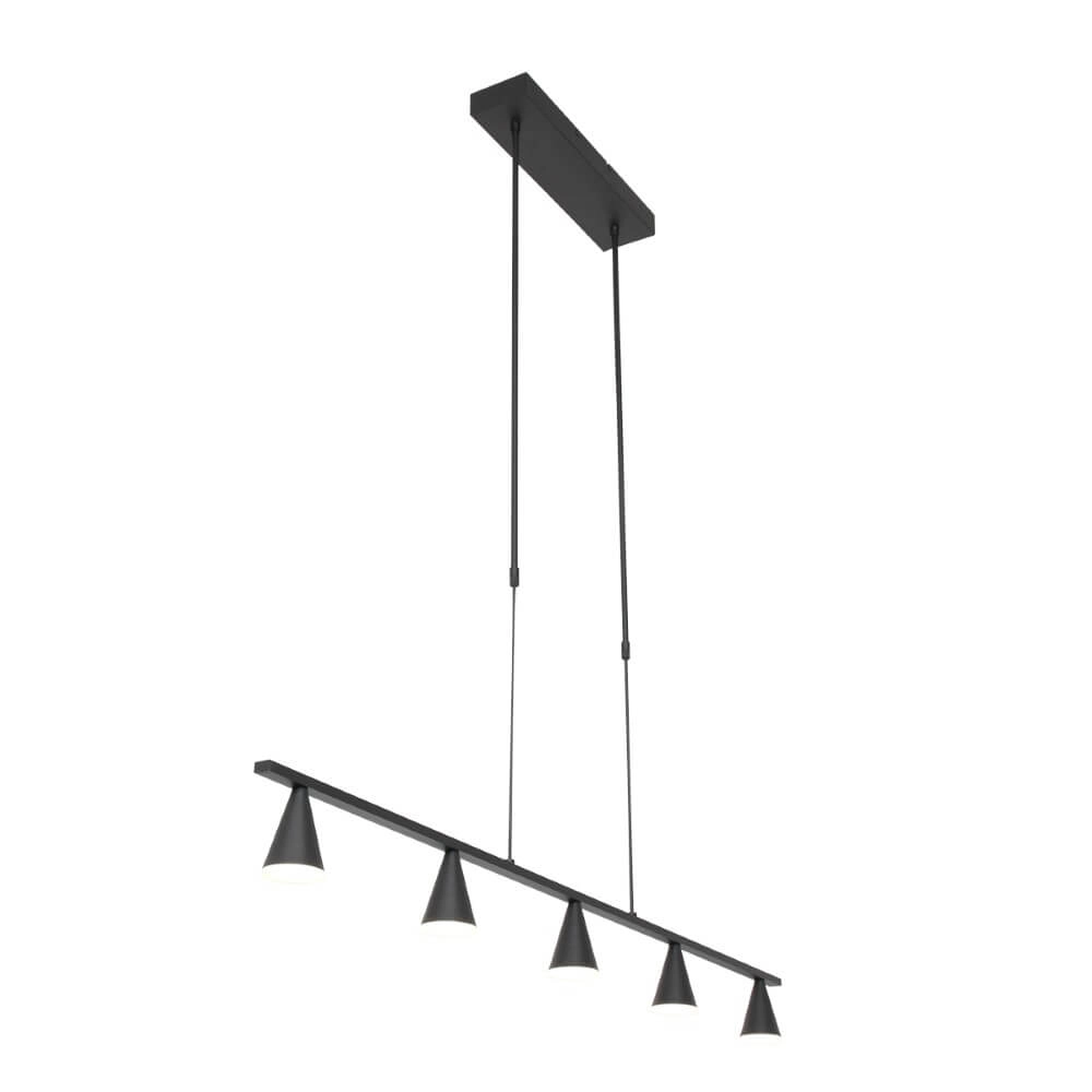 Design pendant lamp Vortex 120cm - Black Steinhauer 8712746135466