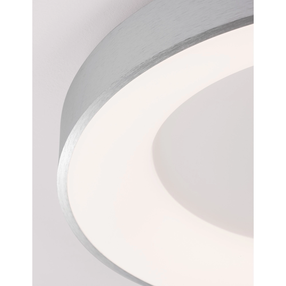 Ceiling lamp Rando Thin silver grey Ø 60cm Lyora 5212017420138