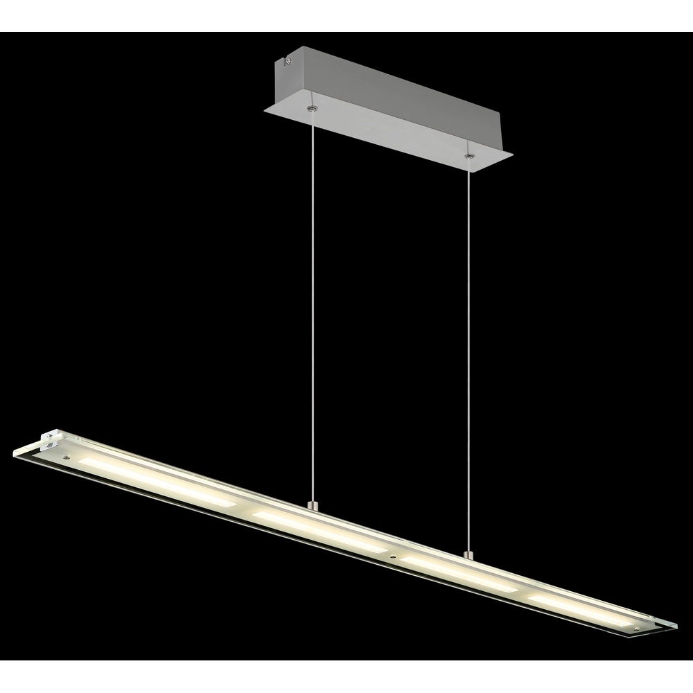 Pendant lamp Novak nickel 115cm Globo 9007371589029