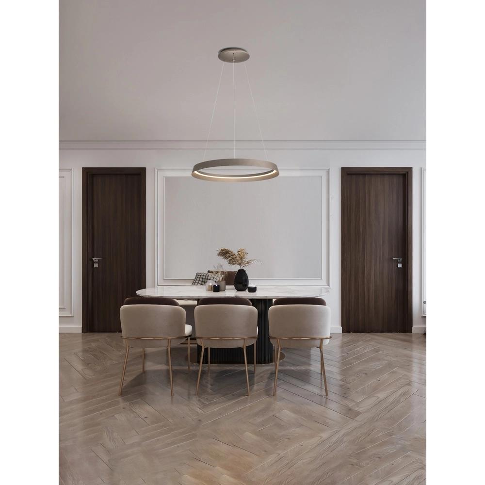 Design pendant lamp Ormi Ø 60cm champagne Lyora 5212017448842