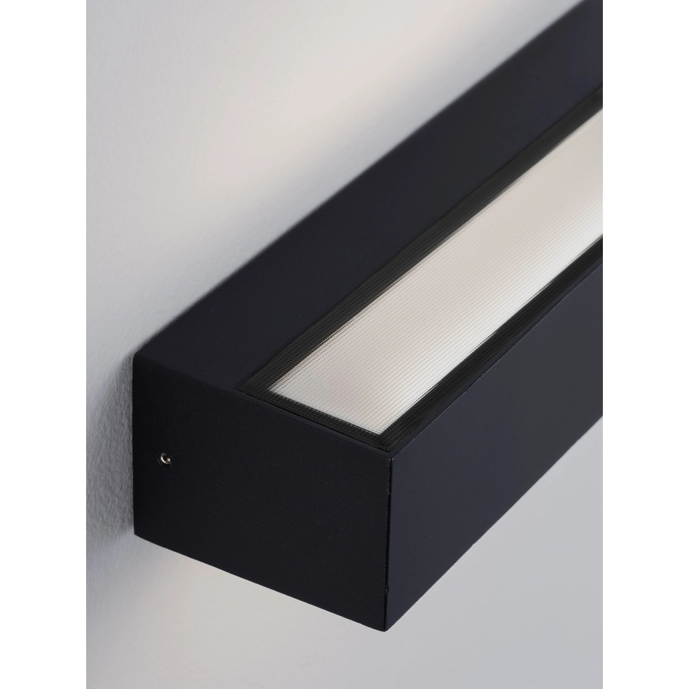 Sleek wall lamp Lane black 22cm - 21W Lyora 5212017496737