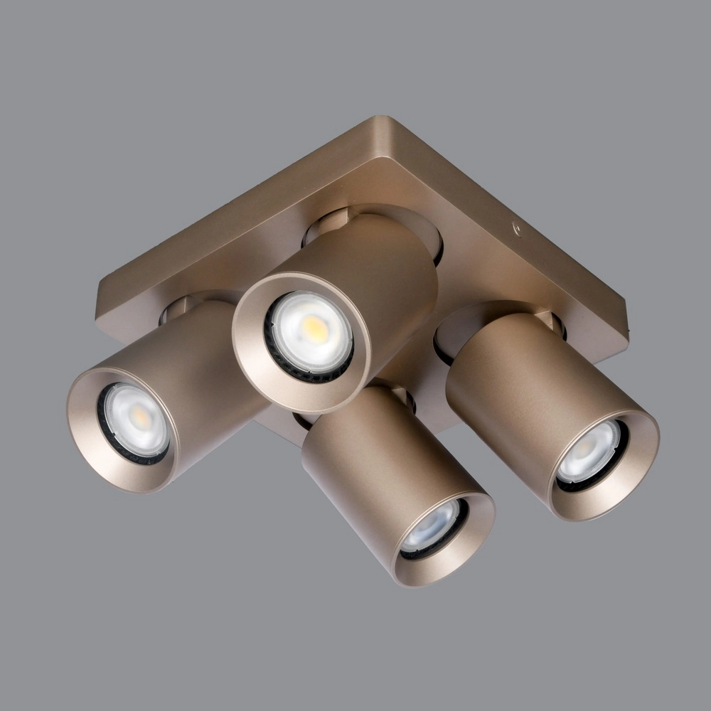 4-light surface-mounted spot Megano champagne Artdelight 8720701103498