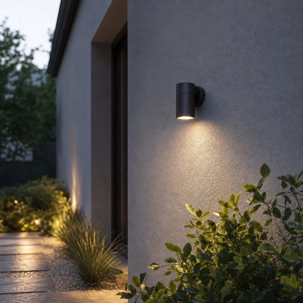 Wall spotlight Haifa Down Black Searchlight 5,05342E+12