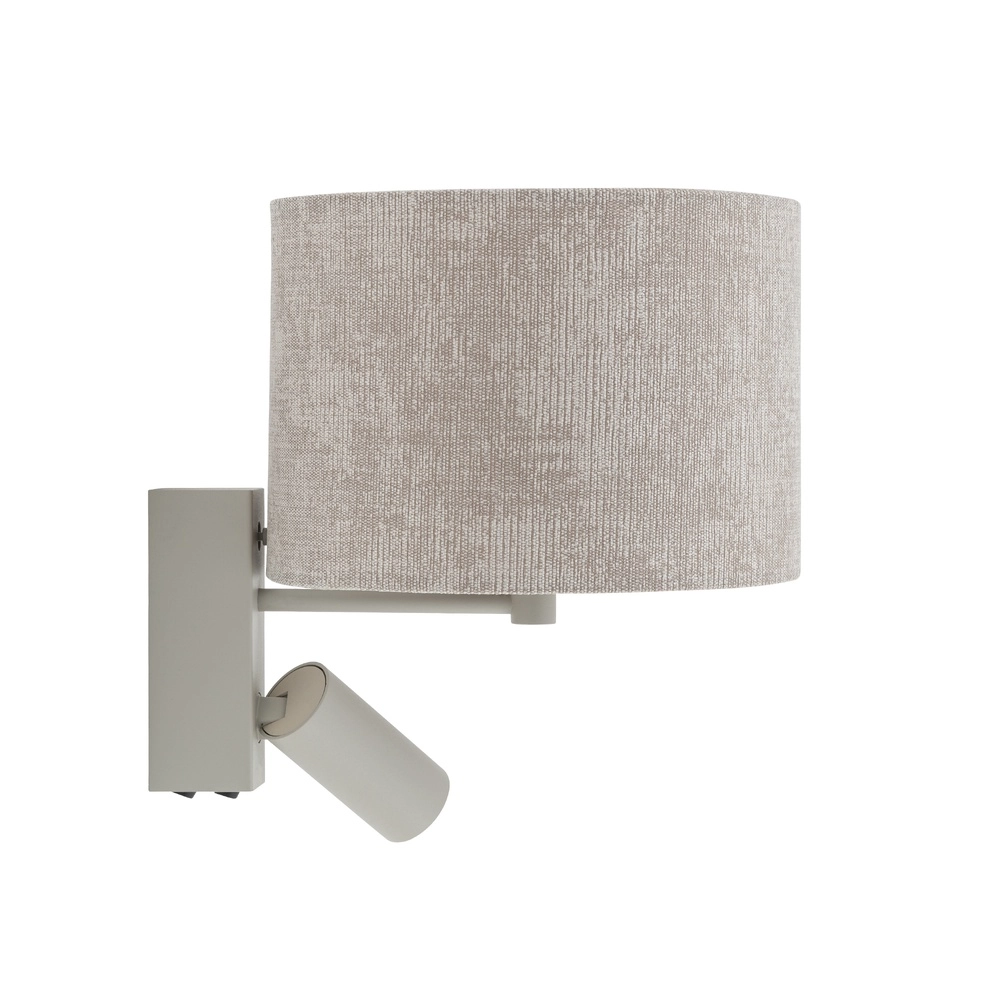 Wall lamp sand brown Cedro with table lampshade Lyora 5903139116688