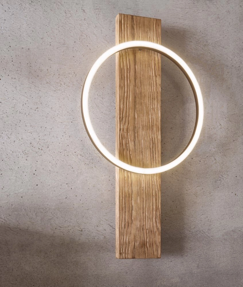 Wooden wall lamp Boyal Eglo 9002759993535