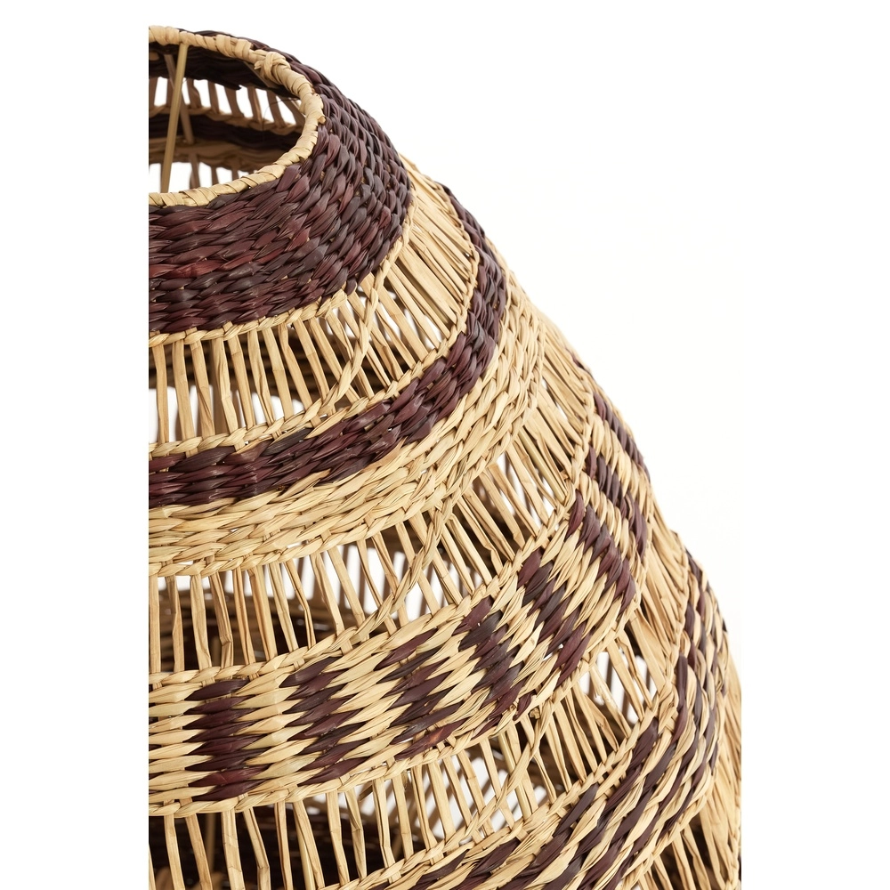 Rattan pendant lamp Soluna Ø 47cm - dark brown natural Light & Living 8717807836764