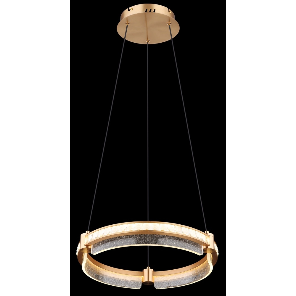 Pendant lamp Blondie Ø 40cm gold Globo 9007371449460