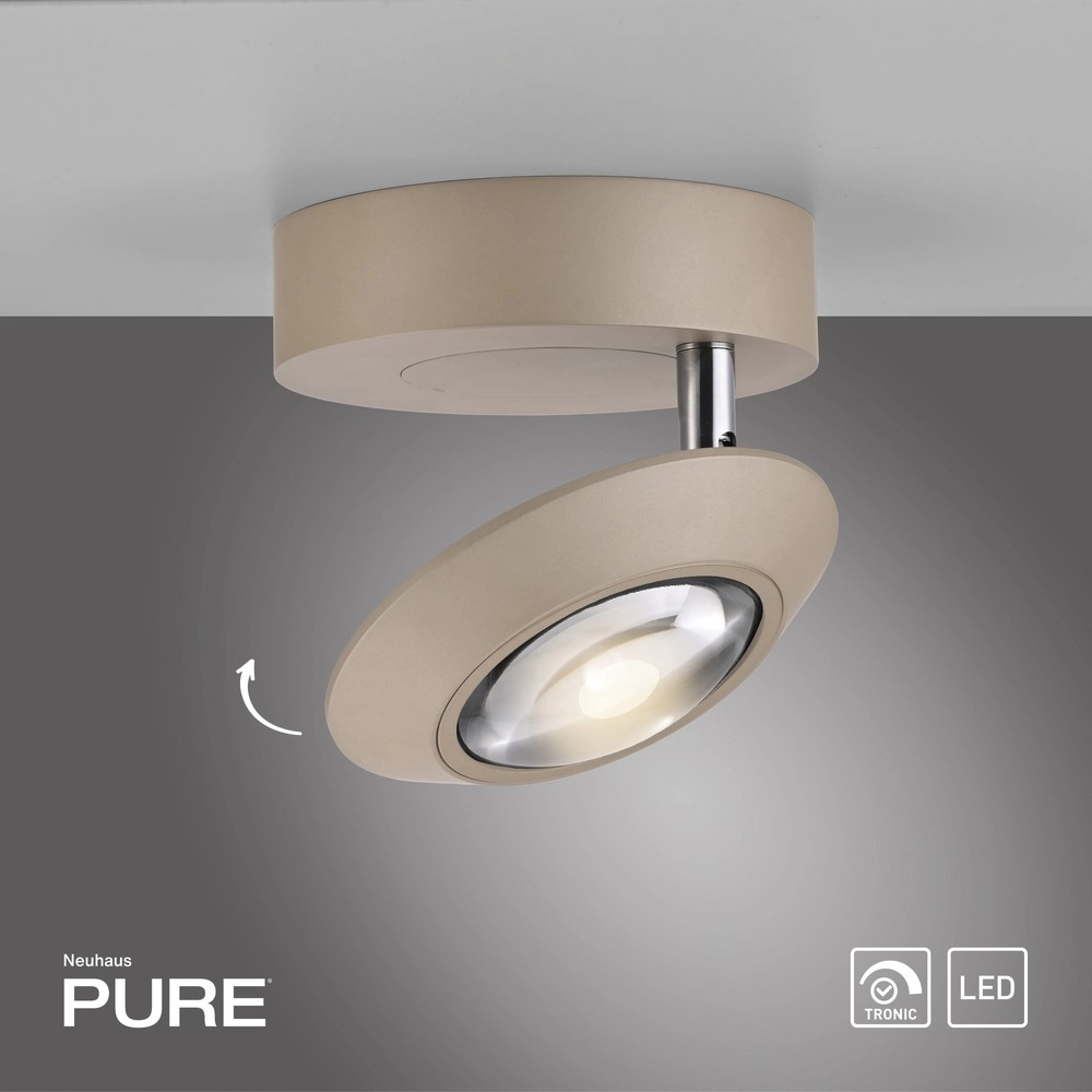 Led ceiling spot Pure Oculis Bronce Paul Neuhaus 4012248397077