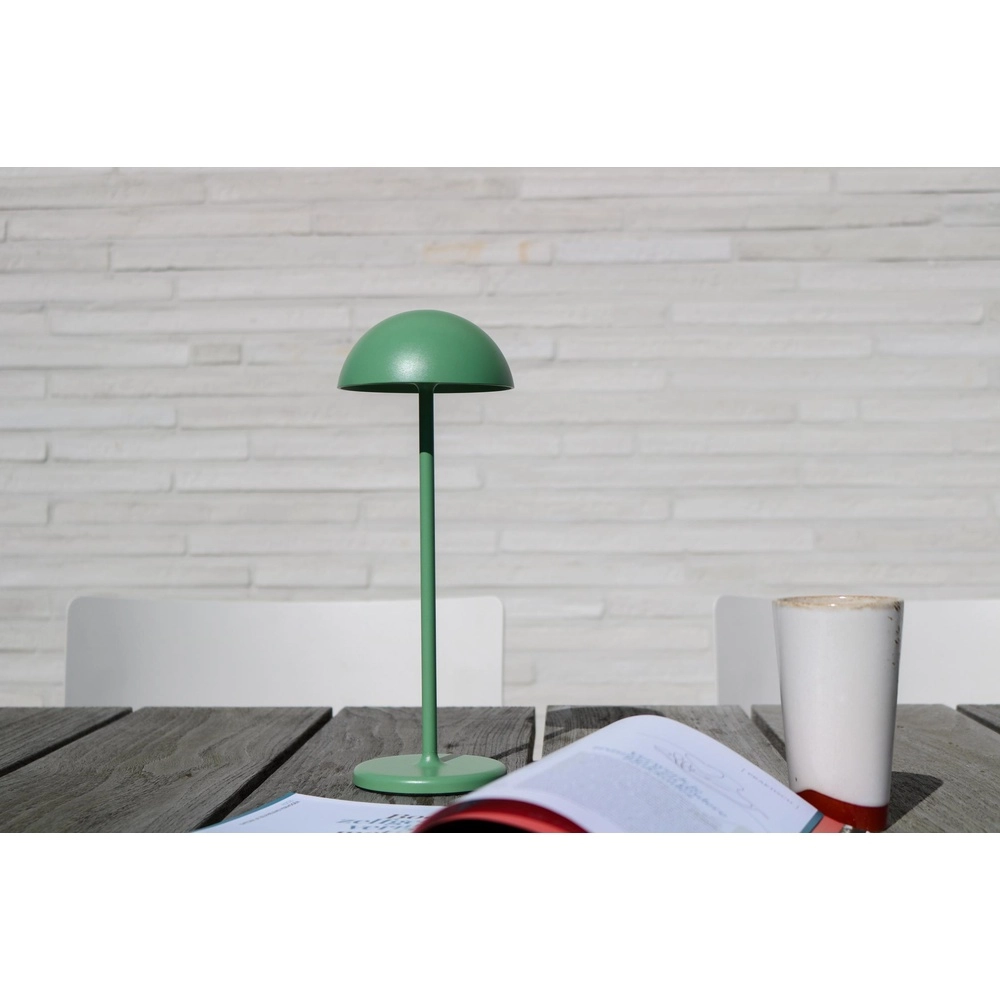 Rechargeable table lamp Joy IP54 green Lucide 5411212151964