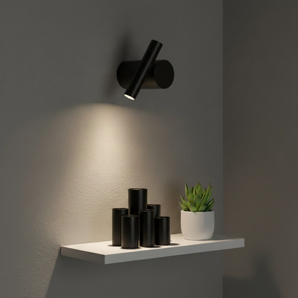 Wall lamp Ciclo black