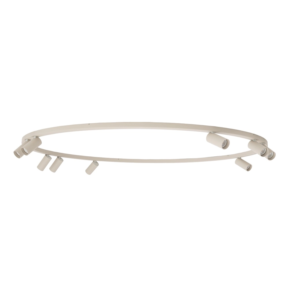 Circle surface-mounted spotlights Fourty 9x GU10 - beige Lyora 5903139119542