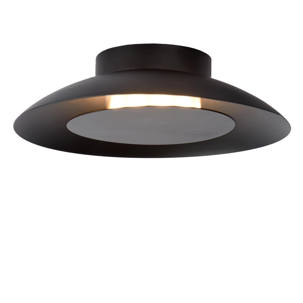 Ceiling lamp Foskal Ø 21.5cm black Lucide 5411212791498